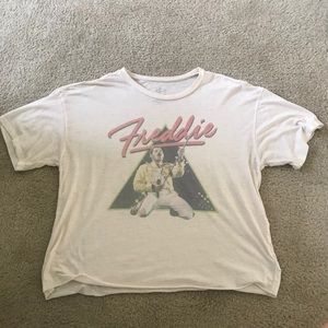 Freddie Mercury cropped T-shirt